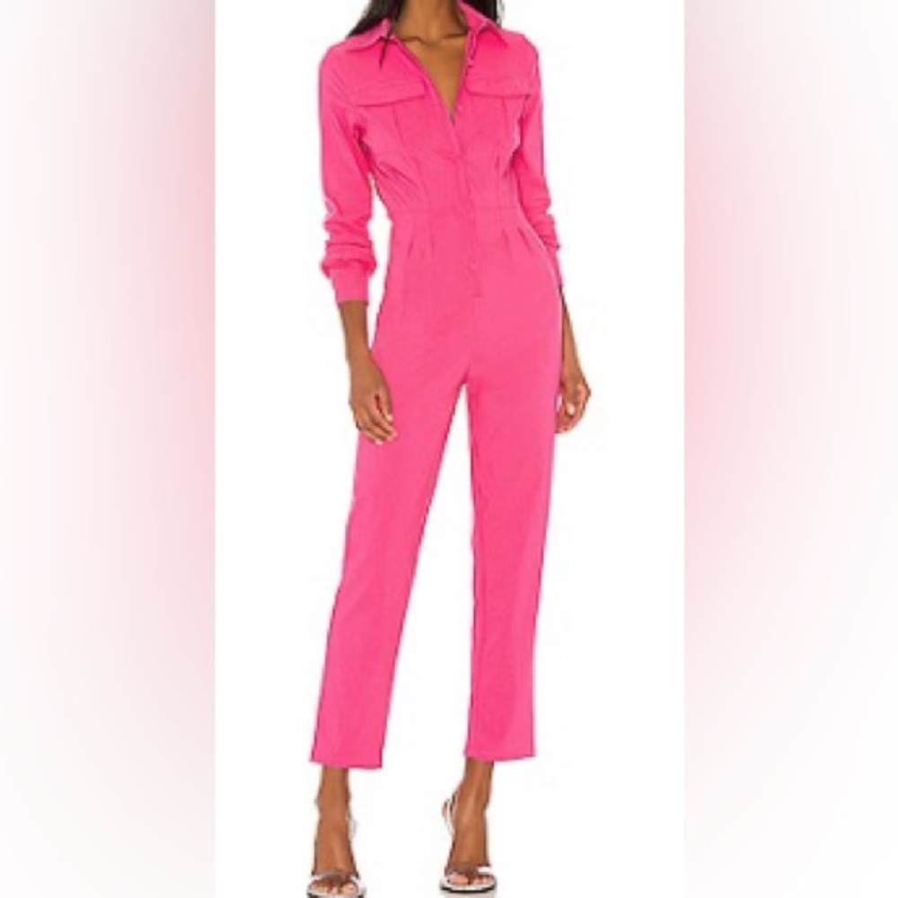 BNWT superdown pink jumpsuit size medium